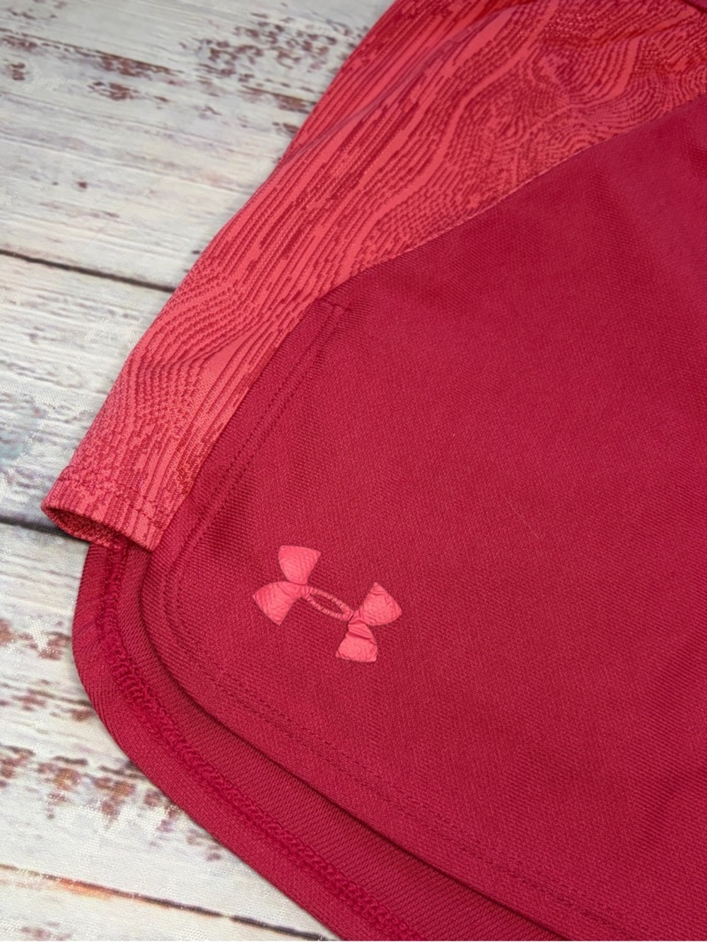 Under Armour Women's Raspberry Athletic Shorts - Picture 3 of 5